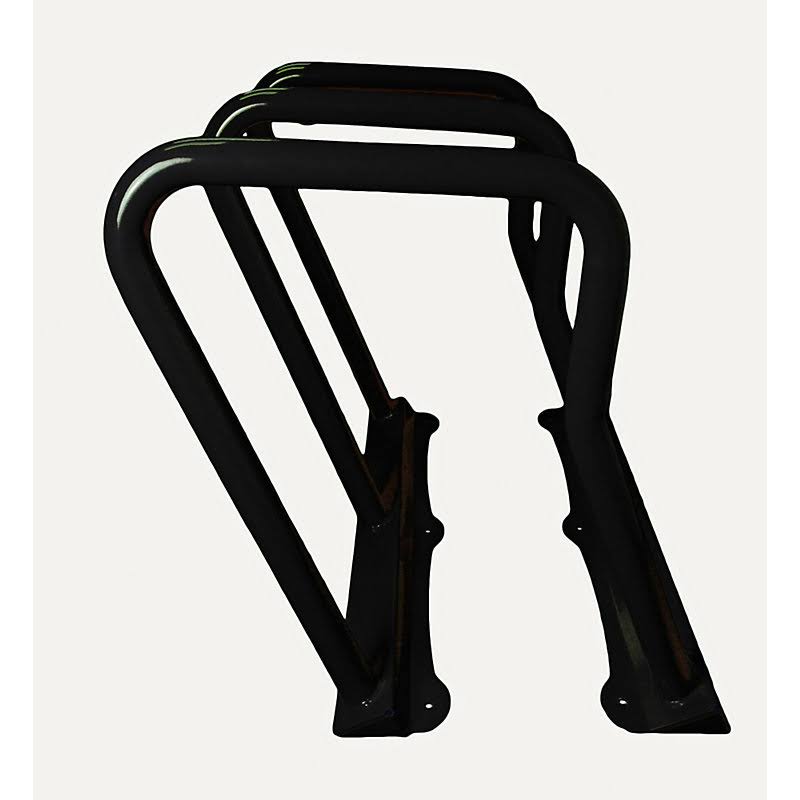 Frost Products 6 Bike Anchored Bike Rack, Black NNU5_X4ZVR91