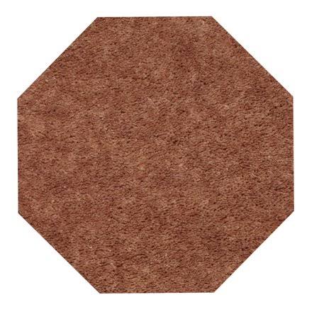 Home Queen Solid Color Octagon Shape Brown 10& Octagon - Area Rug WIU5_C1TWX91