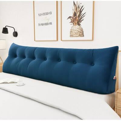 Pillow Cover  Insert Wowmax Color: Dark Blue, Size: 20x22 H x 76x22 W FFX7_X0HGY69