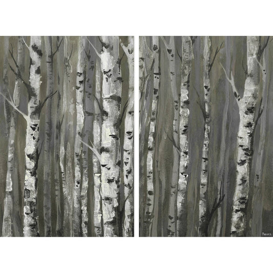 Twigs and Trunks Forest Diptych, Size: 60 inch x 80 inch HOY9_B6NUK27