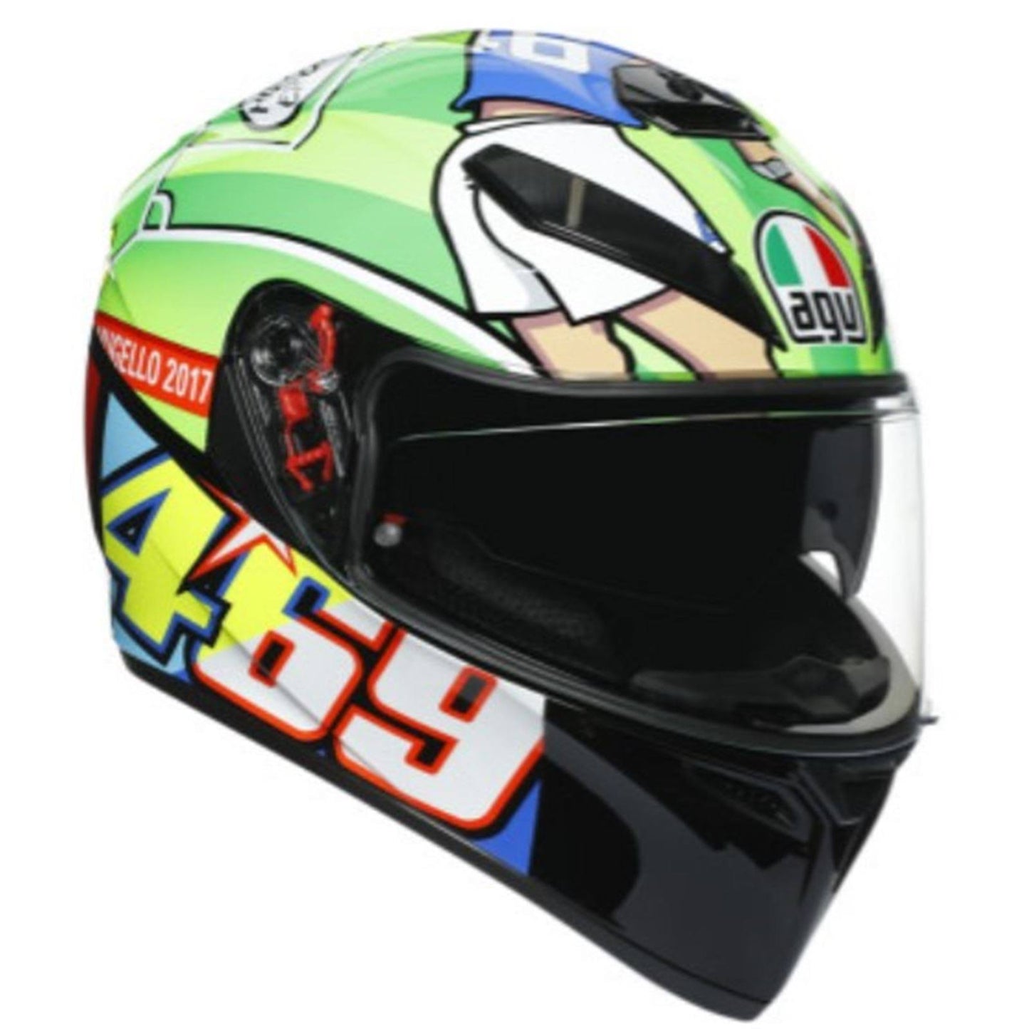 AGV K3 SV Rossi Mugello 2017 Helmet WGC6_J9MAN61