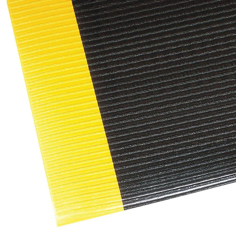 Notrax Razorback Anti Fatigue Mat 1/2x22 Thick 2& x 60& Black/Yellow Border ZGR9_G4LJE96