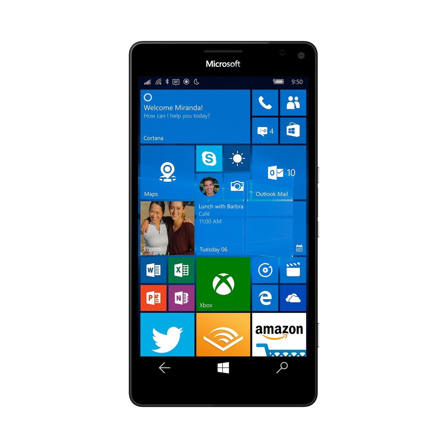 Microsoft Lumia 950 32GB Factory Unlocked 4G/LTE Smartphone - White DAP2_Z3EPW38