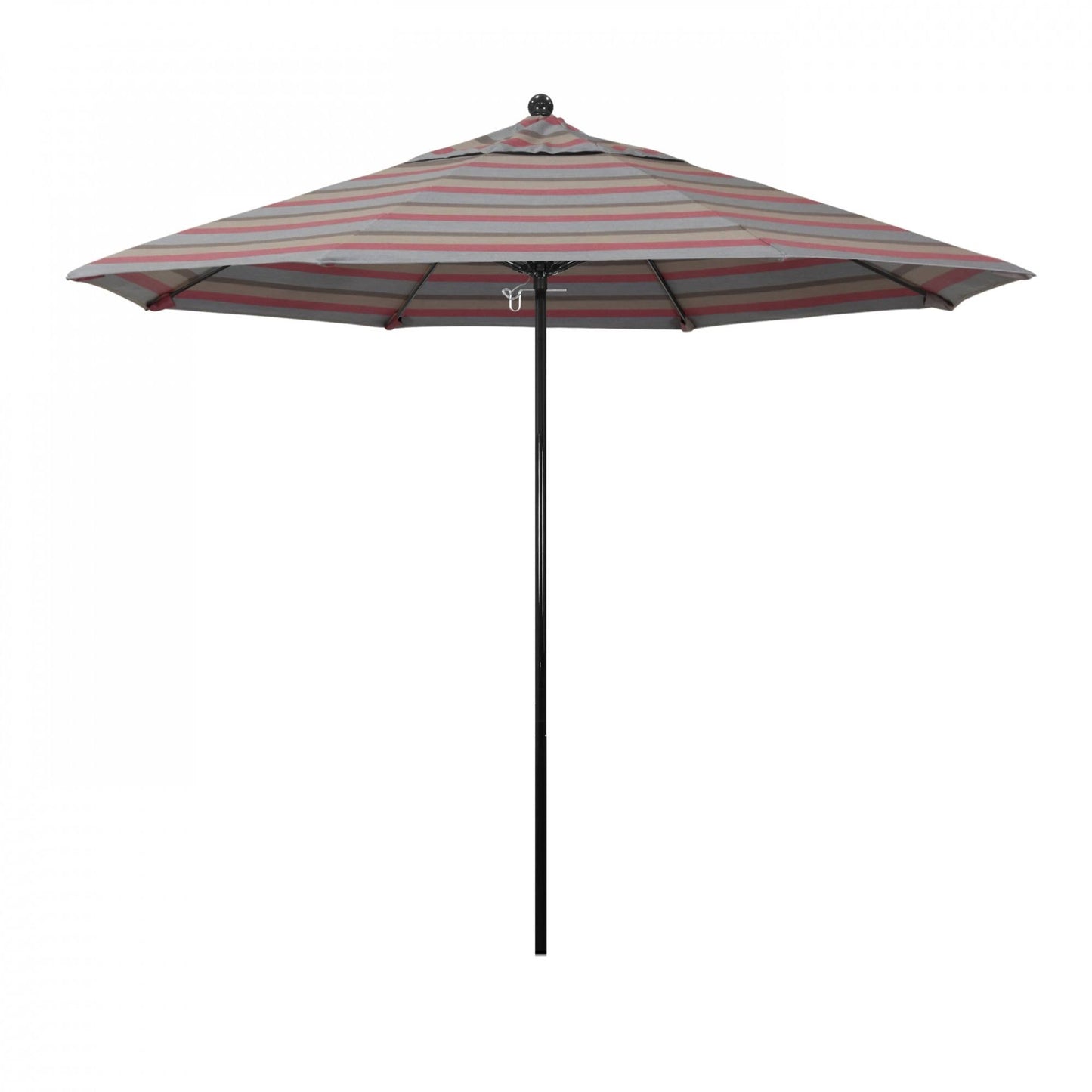 California Umbrella 9 ft. Patio Umbrella in Gateway Blush Fabric GZH2_L5SAE38