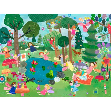 Oopsy Daisy Forest Fairies Canvas Art Size: 30x22 H x 40x22 W x 1.5x22 D WID1_C8BAG46