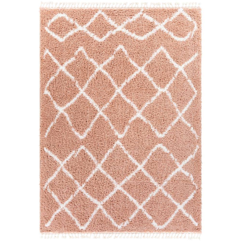 Artistic Weavers Antea Pink 6 ft. 7 in. x 9 ft. Moroccan Area Rug, Pale Pink DDM0_F1BYC72