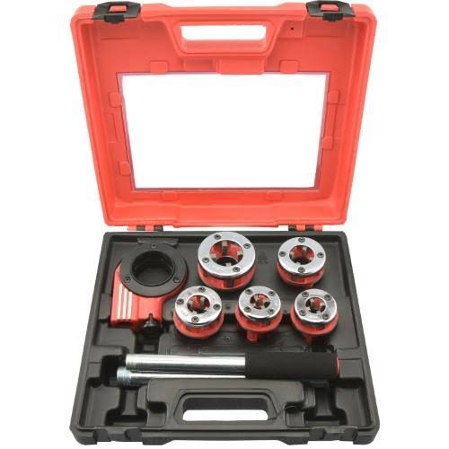 Neiko Pipe Threader 9pc Heavy Duty Ratcheting Die Set for Plumbing di XDQ9_K9LBA96