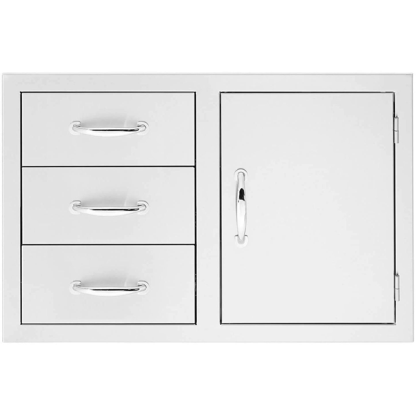 Summerset Combo, 33x22 Stainless Steel - 3-Drawer  Access Door FBN0_Z1TEC31