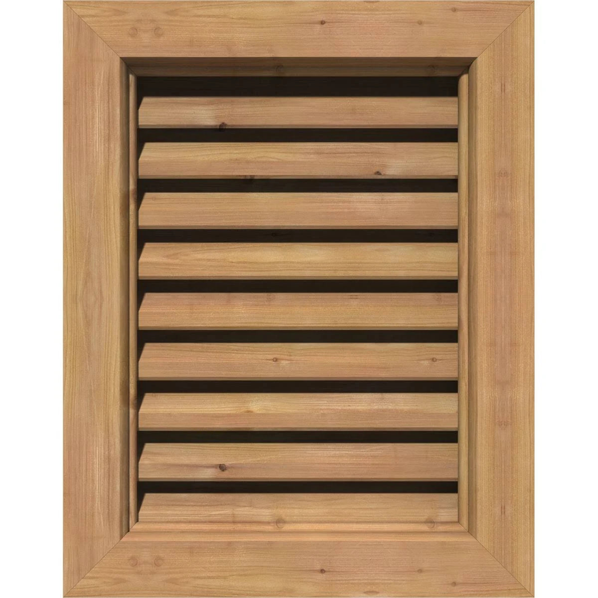 Ekena Millwork GVWVE36X3400SFUWR 36x22W x 34x22H Vertical Gable Vent (41x22W x 39x22H Frame Size): Unfinished, Functional, Smoot OFI8_T3KTE15