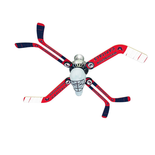 Washington Capitals Split Stick Team Home Ceiling Fan 4141404 WYB5_E1XQV42