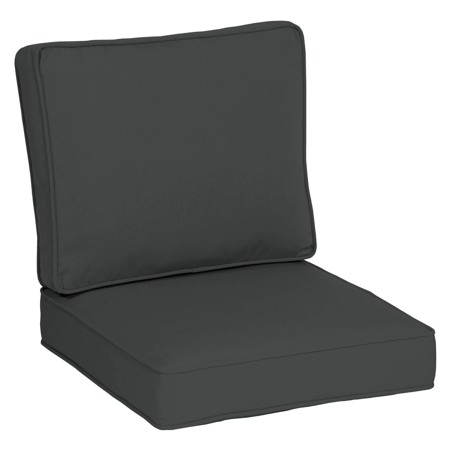 Arden Selections Oasis 24 x 24 in. Plush Deep Seat Cushion Set - Slate Gray, Size: 24 inch x 24 inch XLR9_U4RNU92