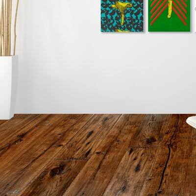 SAMPLE-7-1/2x22 Engineered Hickory Hardwood Flooring Color: Hacienda EPL6_G5RCH88