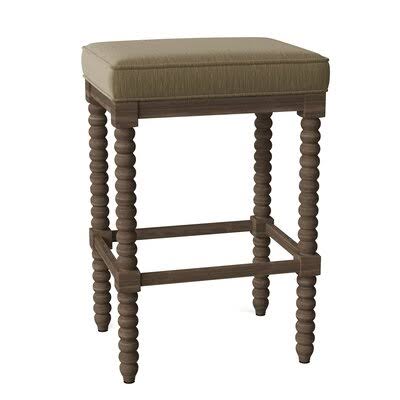 Matthew Bar  Counter Stool Rosecliff Heights Body Fabric: Encore Sprout, Leg Color: Briar Smoke, Seat Height: Bar Stool (30 RSF4_Q3MLU54