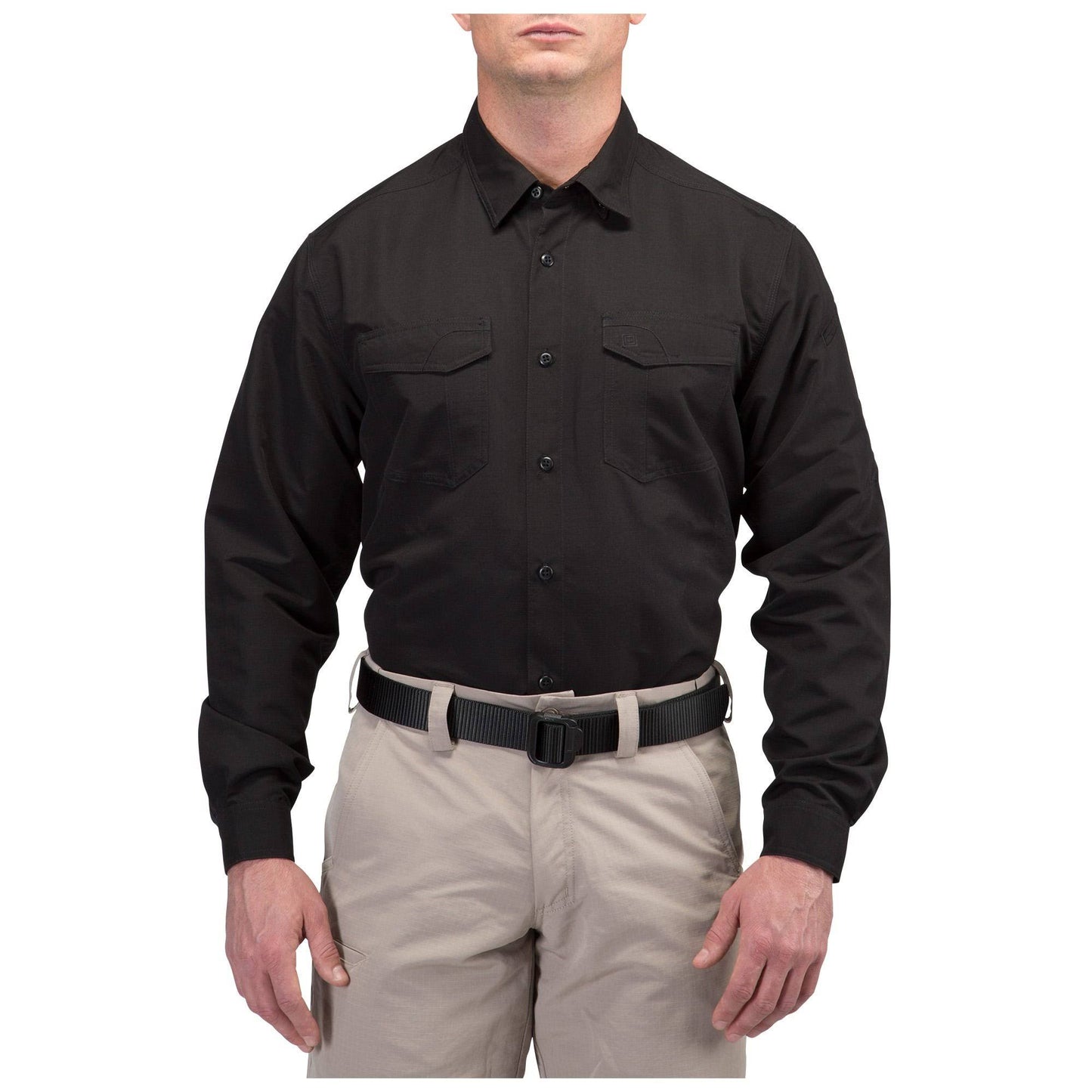 5.11 Tactical Fast-Tac Long Sleeve Shirt - Black - 72479-019-XL MTP1_I8JKV20