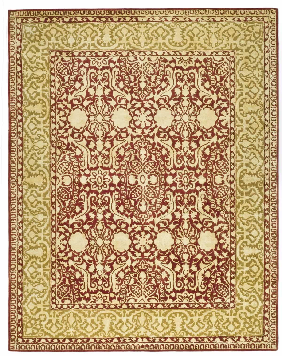 Safavieh Silk Road SKR213G Area Rug - Maroon/Ivory, Size: 6 x 9 ft. VDU3_V9ZWO95