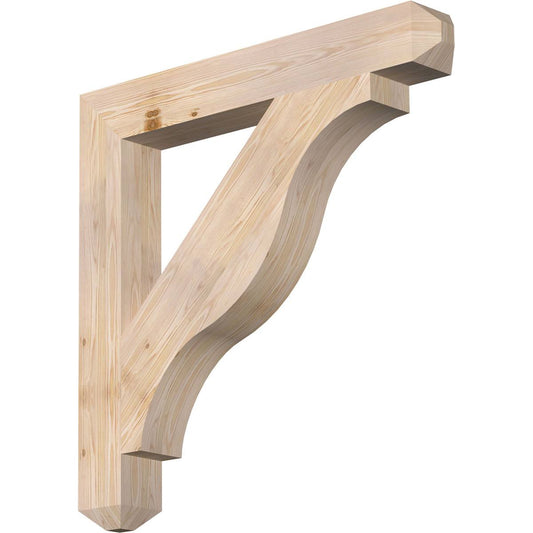 5 1/2x22W x 42x22D x 42x22H Funston Craftsman Smooth BRACKET, Douglas Fir ZTY0_O2WMK60