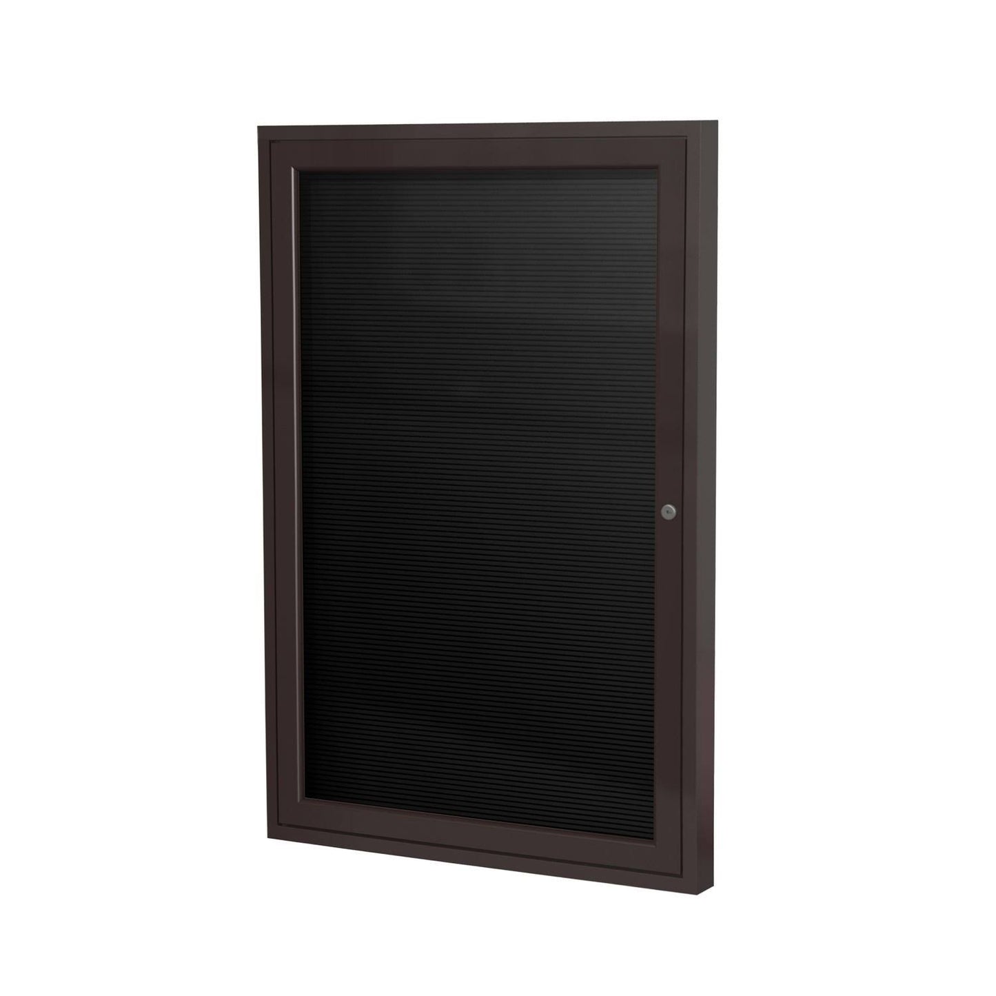 Ghent Pb13630b-bk 36 in. x 30 in. 1-Door Bronze Aluminum Frame Enclosed Letterboard - Black EHW3_T8BHV75