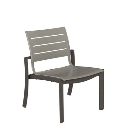 Kor Aluminum Slat Patio Dining Chair Tropitone Snow 32x22H x 22x22W x 25x22D MTE9_A5JRU12