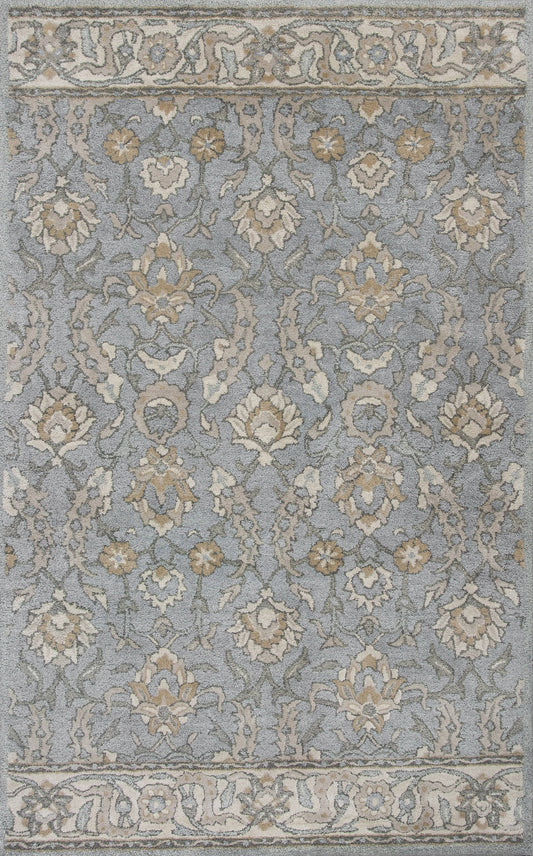 Kas Samara 3602 Delaney 2&3x22 x 7&6x22 Runner Slate Blue Area Rug KNG6_S7MJT08