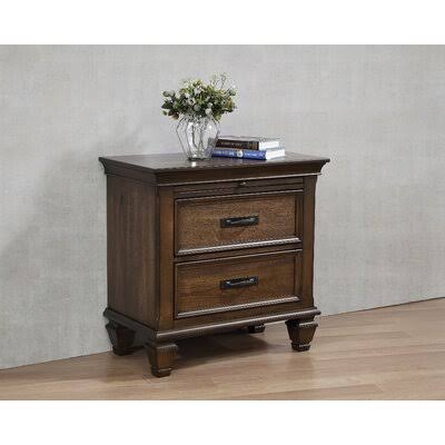 Brodeur 2 - Drawer Nightstand Longshore Tides Color: Burnished Oak OBX8_A2YXT53