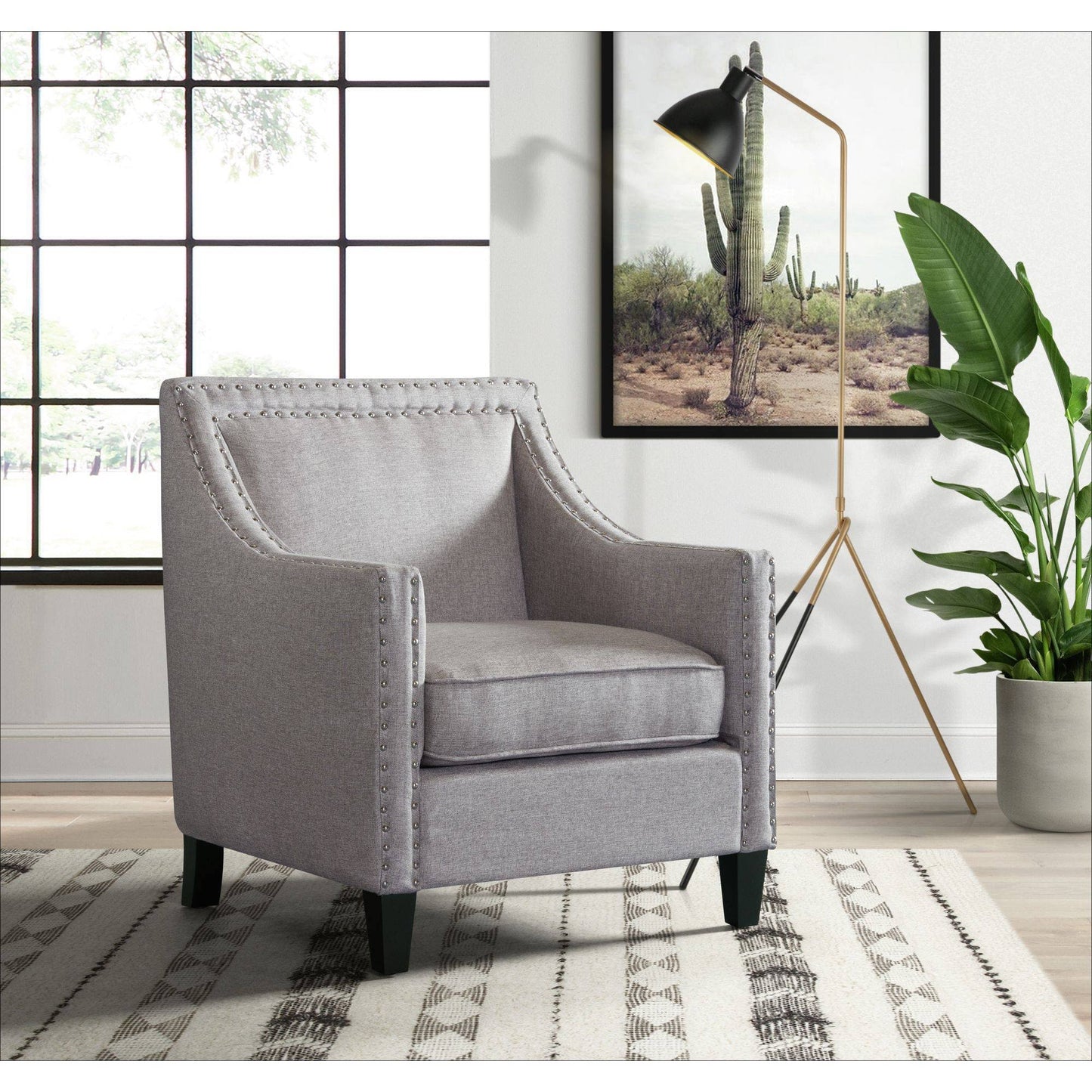 Picket House Furnishings - Emery Chair in Grey - UER092100E RKY0_P5EAM97