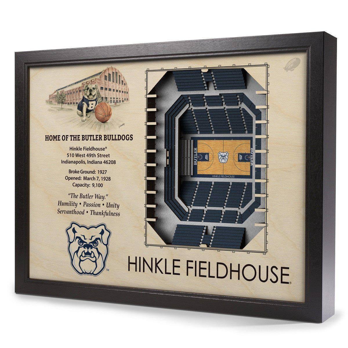 Butler Bulldogs 25 Layer StadiumViews 3D Wall Art AYU7_Y5ZWG64