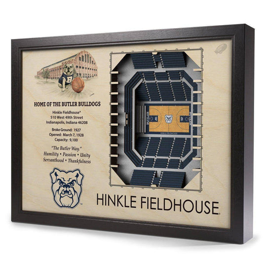 Butler Bulldogs 25 Layer StadiumViews 3D Wall Art AYU7_Y5ZWG64