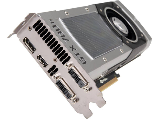 03G-P4-2881-KR EVGA nVidia GeForce GTX 780 Ti 3GB GDDR5 2DVI/ HDMI/ DisplayPort PCI Express Video Graphics Card DUD6_T9XAW97