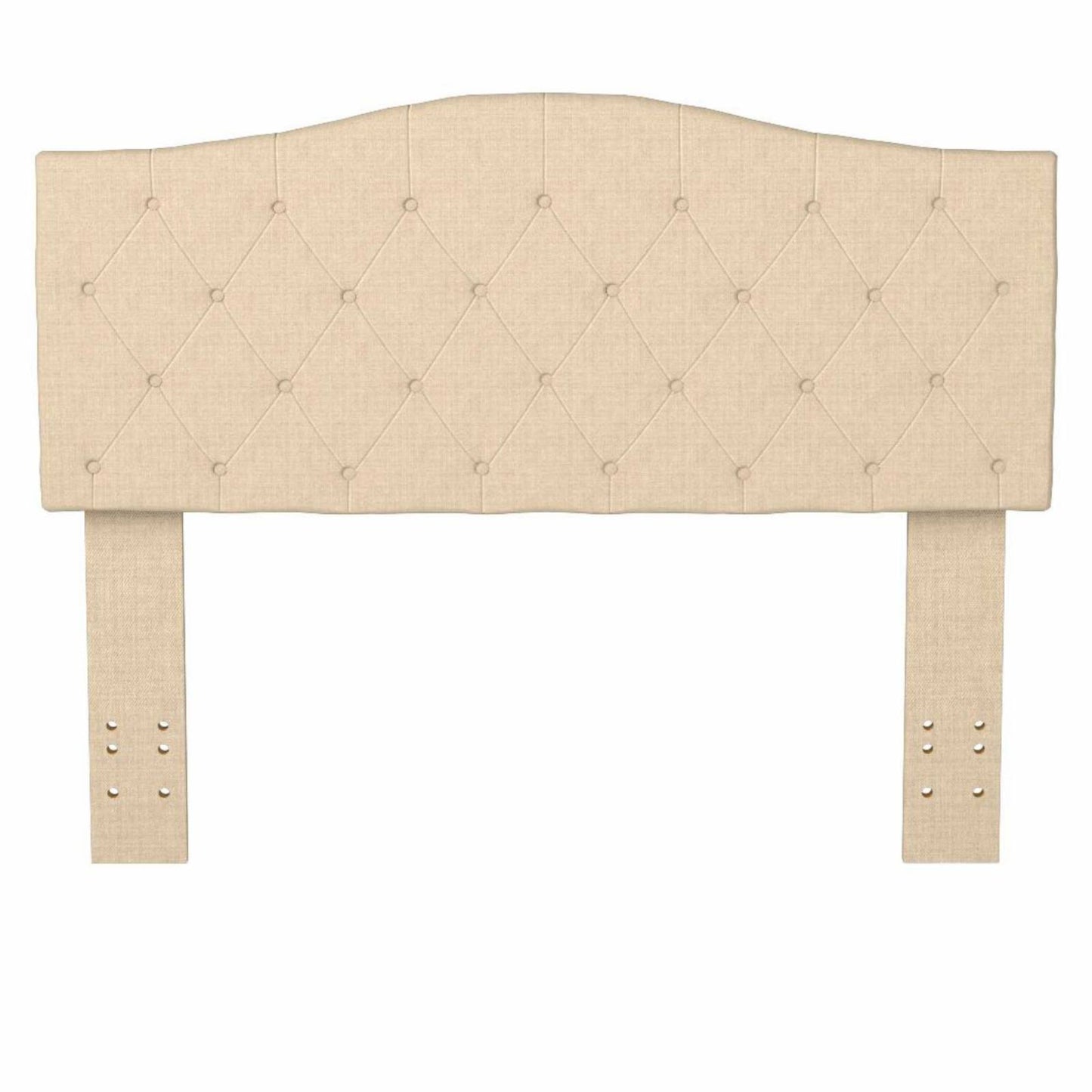 Furniture of America Stylish Button Tufted Penka Headboard, Beige AYA4_W3BUW84