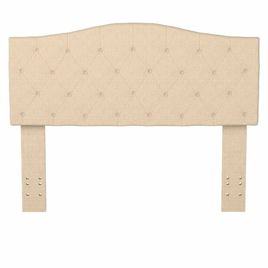 Furniture of America Stylish Button Tufted Penka Headboard, Beige AYA4_W3BUW84