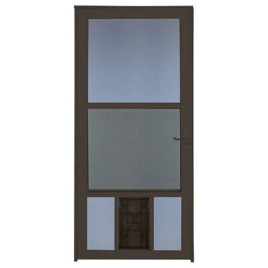 Larson Premier Pet View Storm Door - Brown - 36x22 x 81x22 OSV4_W6NTU65