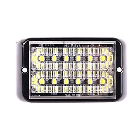 Abrams SAE Class-1 Bold (Amber/Red) 36W - 12 LED Emergency Vehicle Truck LED Grille Light Head Surface Mount Strobe Warning Ligh LEB2_G1HFT98