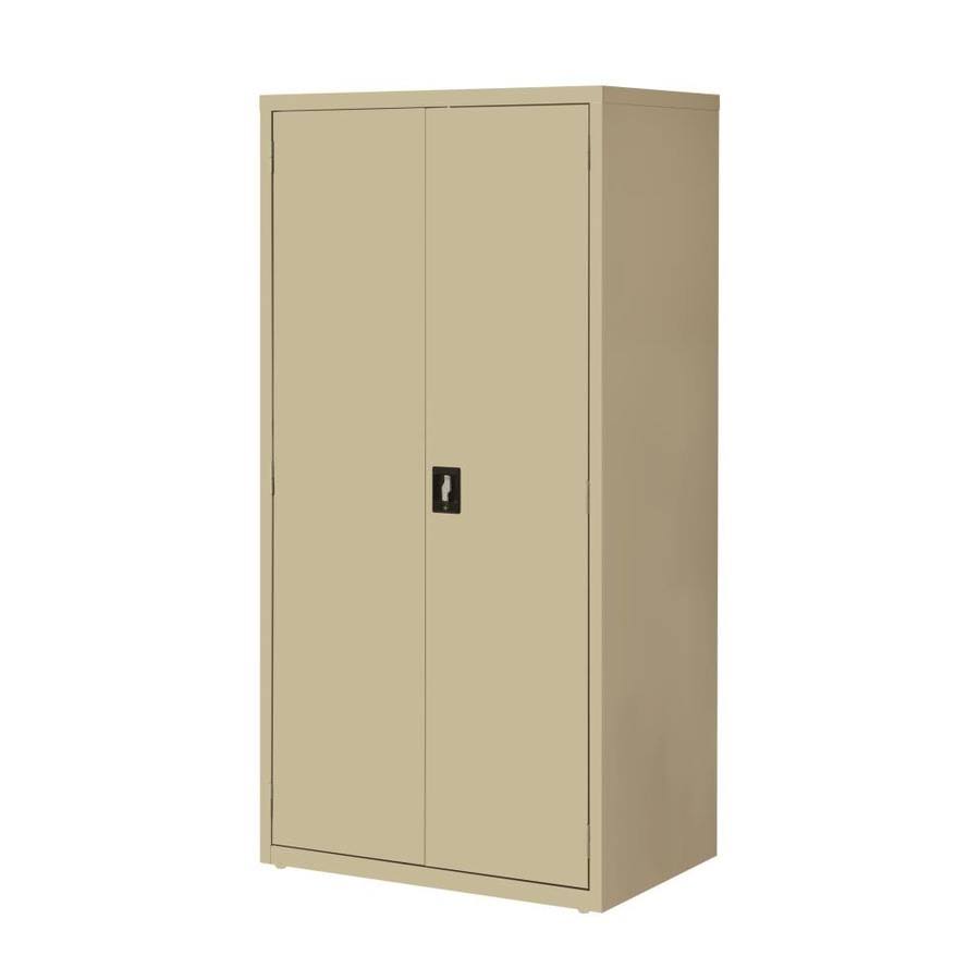 CommClad Horse Metal 72x22 H x 36x22 W x 18x22 D Storage Cabinet - Finish: Putty AQO2_M5ARH80