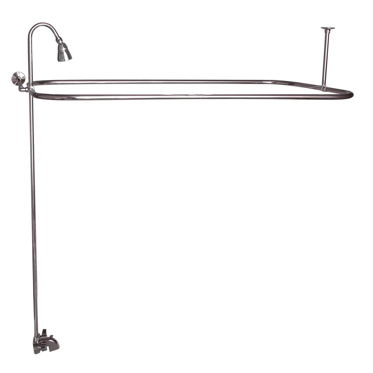 Barclay Converto 4192-48-PN 48x22 Rectangular Shower Unit with Side Wall Support - Polished Nickel NSS0_W2ATX08