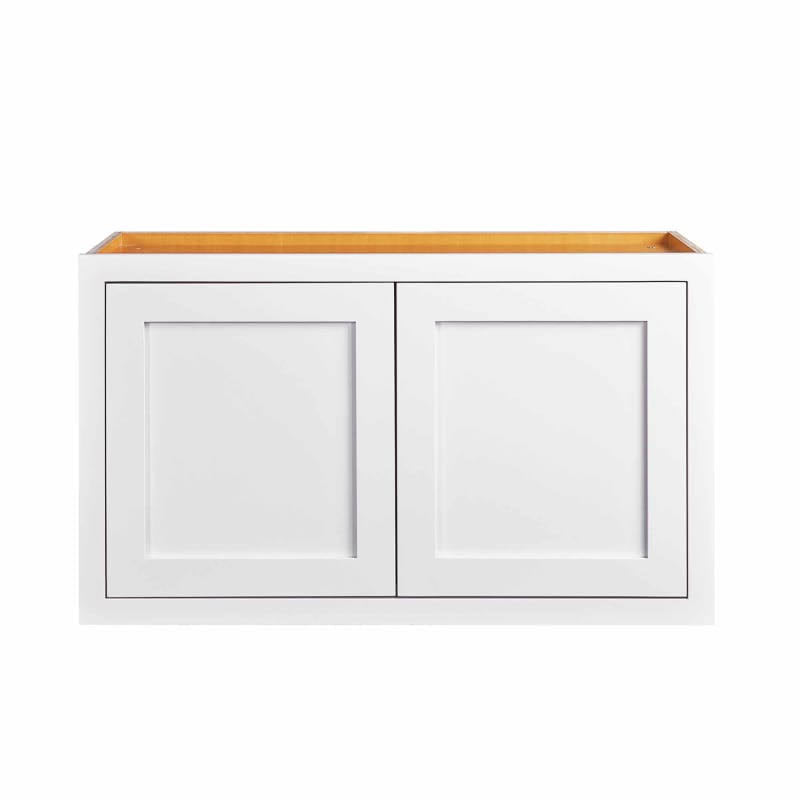 Maplevilles Cabinetry W361514 Inset 36 inch Wide x 15 inch Tall 2 Door Wall Cabinet, White ZDR2_G7VHB64