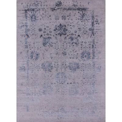 Sharo Oriental Purple/Gray Area Rug Ophelia  Co. Rug Size: Rectangle 3& x 5& YIU9_K4HXQ89