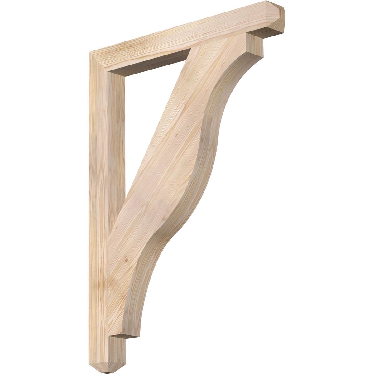 3 1/2x22W x 32x22D x 44x22H Funston Craftsman Smooth BRACKET, Douglas Fir IEM0_N0CCQ24