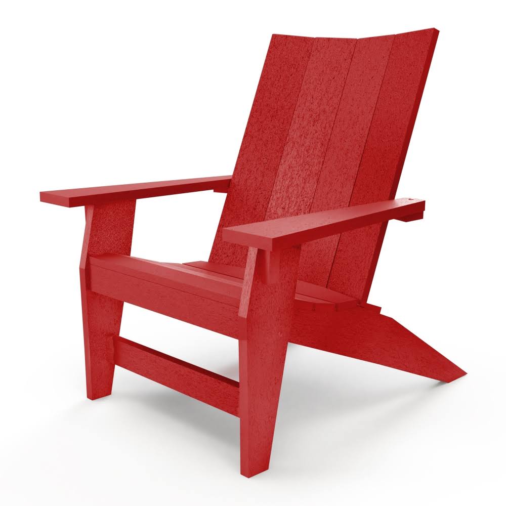 Contemporary Adirondack Chair - Red KPK3_O6WIS56