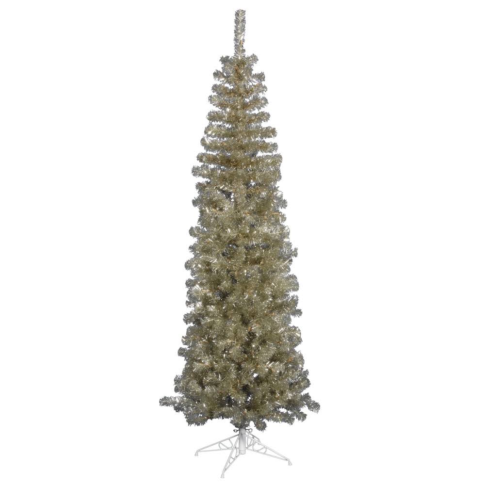 Vickerman Champagne Pencil Christmas Tree WLB2_X9BJF85