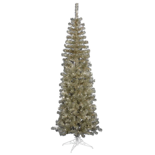 Vickerman Champagne Pencil Christmas Tree WLB2_X9BJF85