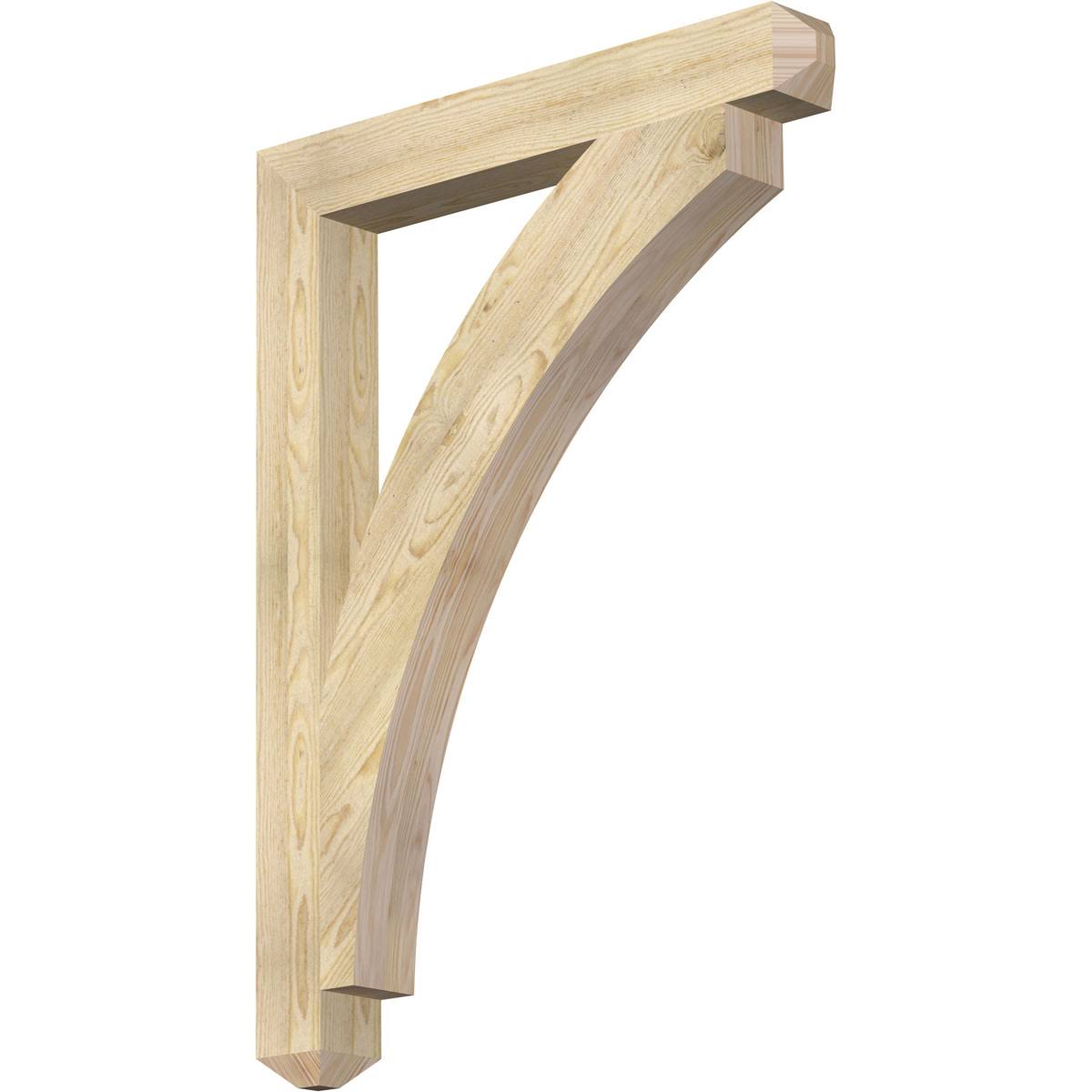 4x22W x 32x22D x 44x22H Thorton Craftsman Rough Sawn BRACKET, Douglas Fir DLE3_L9ADJ62