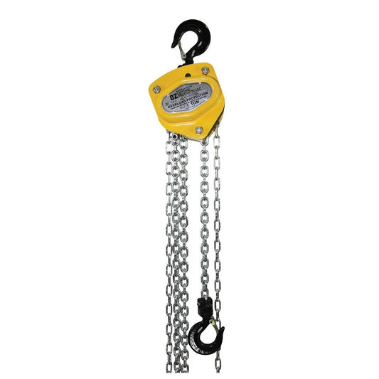 oz Premium 1 T Chain Hoist (Overload Protection) w/ 10 ft Chain LWI8_Y6MOH19