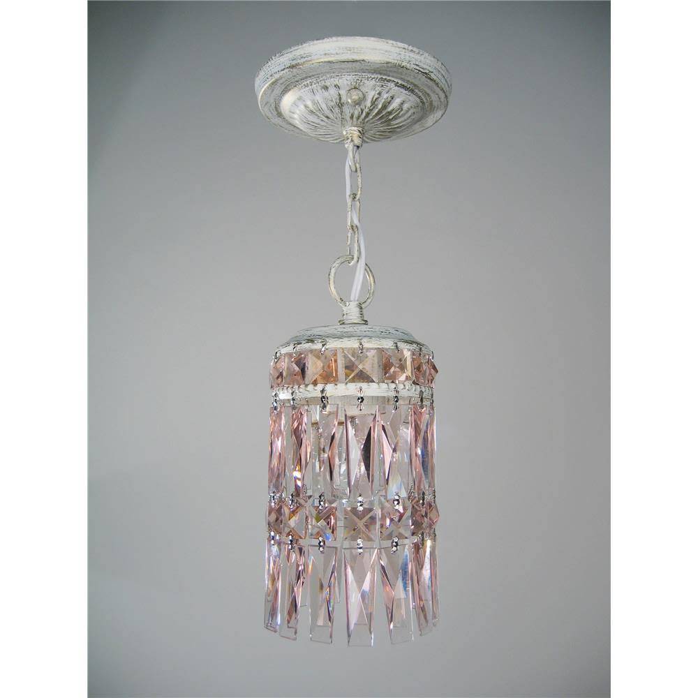 Classic Lighting 1081 AW SC Cascade Pendant Light, Antique White PQU6_U5EGW05