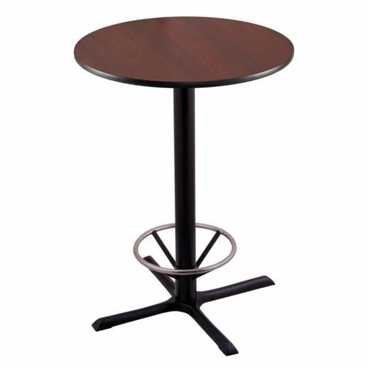 Holland Bar Stool 36x22 211 Black Table with 30x22 Diameter Top and Foot Ring UCN4_B5YUY27