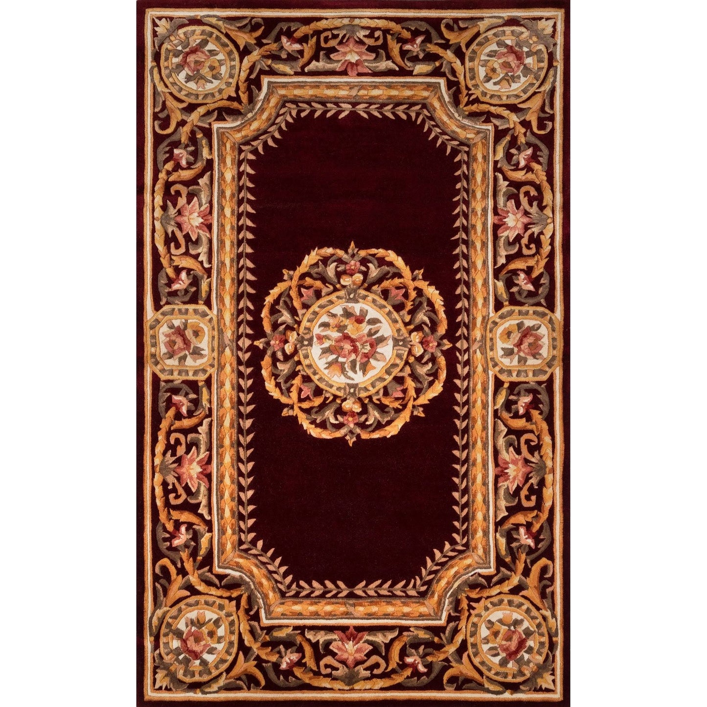 Momeni Harmony 2 HAI12 Burgundy Area Rug 3&6x22 x 5&6x22 PRG5_N9DOU61