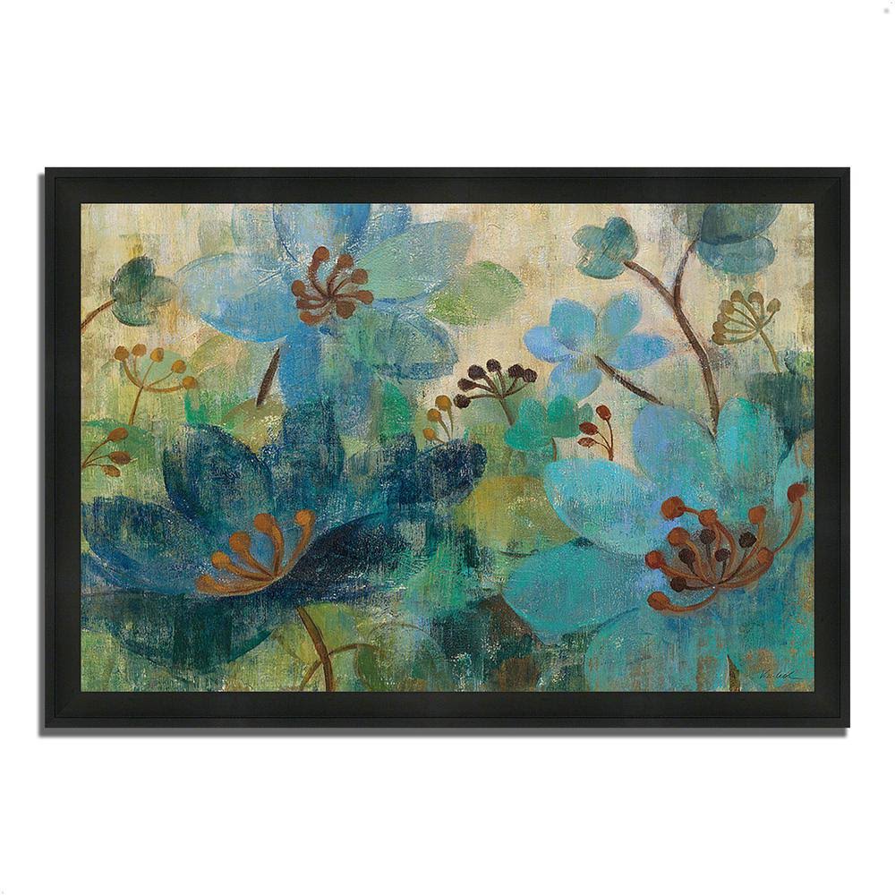 Peacock Garden by Silvia VassilevaFramed Painting Print Framed Paintin NEW8_D6QTI88