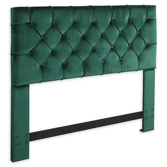 Chic Home Clytia King Velvet Headboard in Green RGH1_K3CBW13