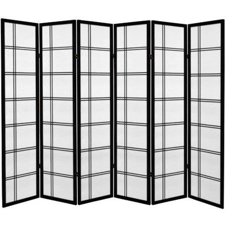 Bloomsbury Market Sandell 6 Panel Room Divider, Black DNF5_E9GIY79