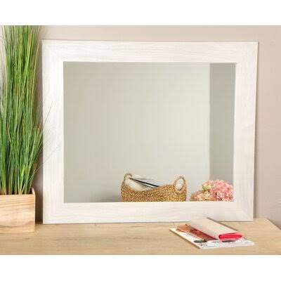 Rosendale Wall Mirror Gracie Oaks Finish: Light, Size: 27x22 x 32x22 DAG2_V9YLT91