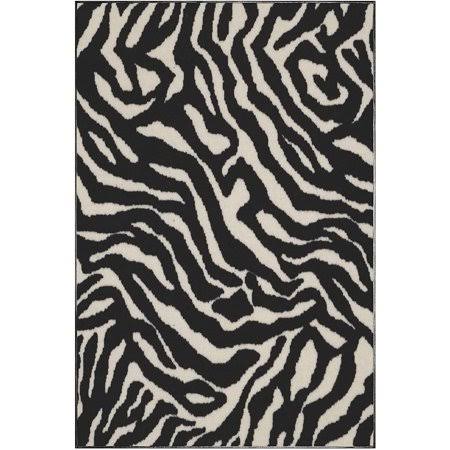 Zebra Migrant Beauty Area Rug for Living Room, Dining Room, Kitchen, Bedroom, Kids, Made in USA - 6 x 9, Multicolor PIM2_E6KZI02